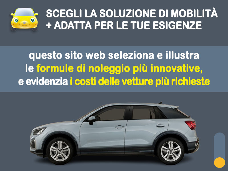 Offerta SUV e CrossOver AUDI Q2 30 TFSI S tronic: noleggio no scoring Premium - l'offerta del broker MT Motors Benzina  foto 1
