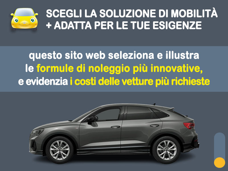 Offerta SUV e CrossOver AUDI Q3 Sportback 35 TDI S tronic S line edition: noleggio no scoring Premium - l'offerta del broker MT Motors Diesel  foto 1