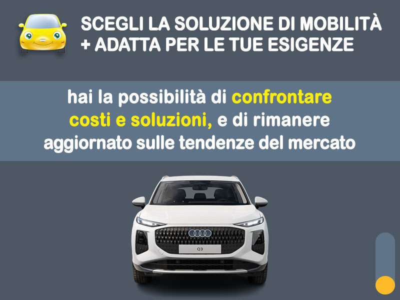 Offerta SUV e CrossOver AUDI Q3 35 TFSI S tronic S line: noleggio no scoring Premium - l'offerta del broker MT Motors Benzina  foto 2