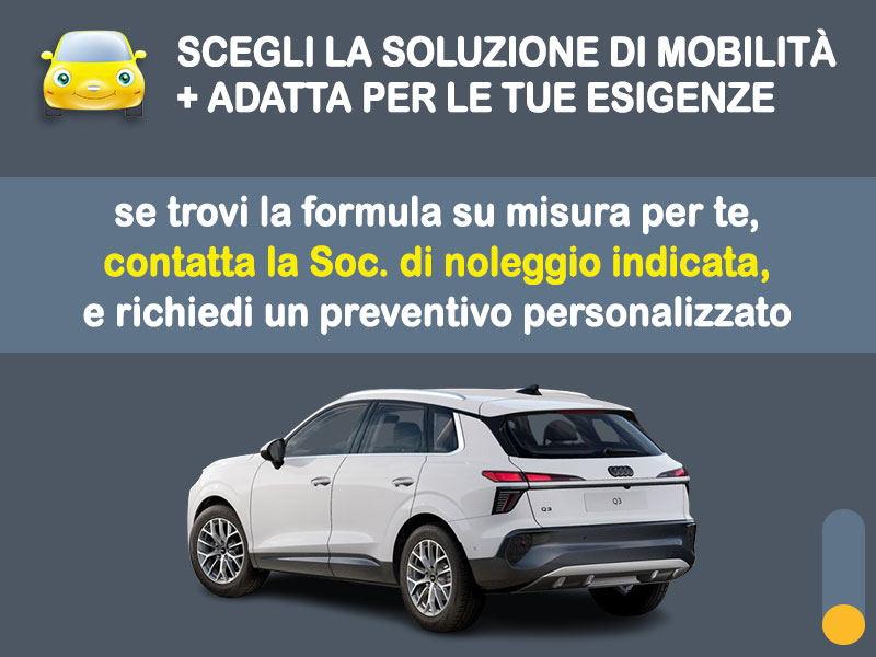 Offerta SUV e CrossOver AUDI Q3 35 TFSI S tronic S line: noleggio no scoring Premium - l'offerta del broker MT Motors Benzina  foto 3