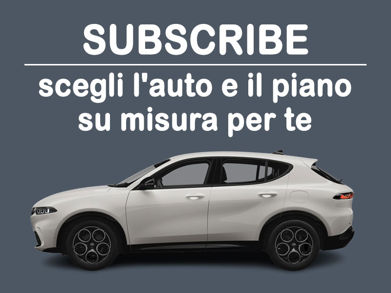 Offerta SUV e CrossOver Auto in abbonamento: come funziona il piano di noleggio 