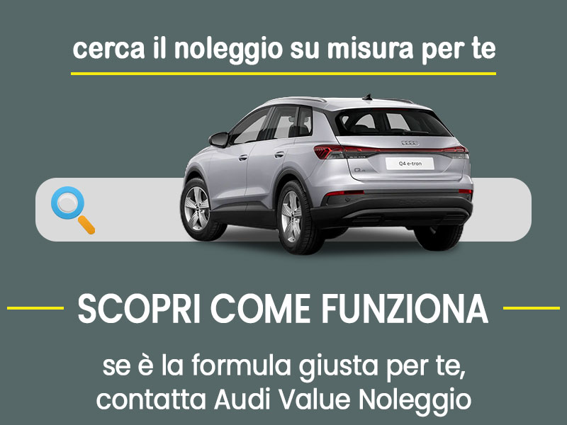 Offerta SUV e CrossOver Come noleggiare una AUDI Q4 e-tron 45 S line edition e quanto costa = scopri come funziona la formula Audi Value Noleggio Elettrica  foto 1