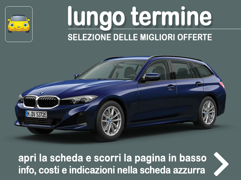 Offerta Station wagon Come noleggiare una BMW Serie 3 Touring Plug-in Hybrid e quanto costa = scopri come funziona la formula di noleggio a lungo termine di Alphabet Plug-in Hybrid  foto 0