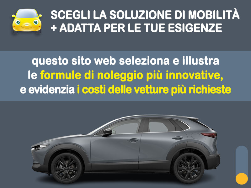 Offerta SUV e CrossOver Come noleggiare una MAZDA CX-30 e-SKYACTIV X 186CV HOMURA e quanto costa? Scopriamo la soluzione più aggiornata Ibrida - benzina (MHEV)  foto 1