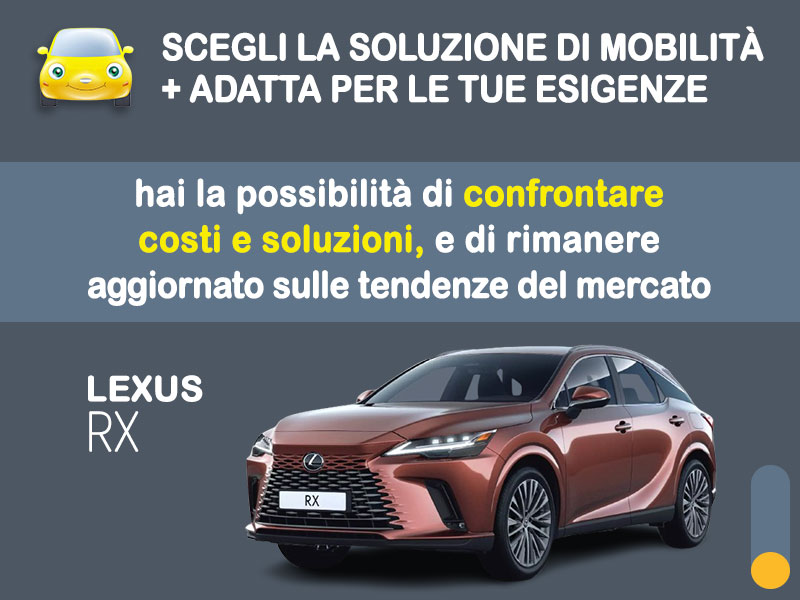 Offerta auto di vari segmenti Come noleggiare una nuova LEXUS a lungo termine: guida alle migliori soluzioni noleggio sul mercato, con info e indicazioni   foto 2