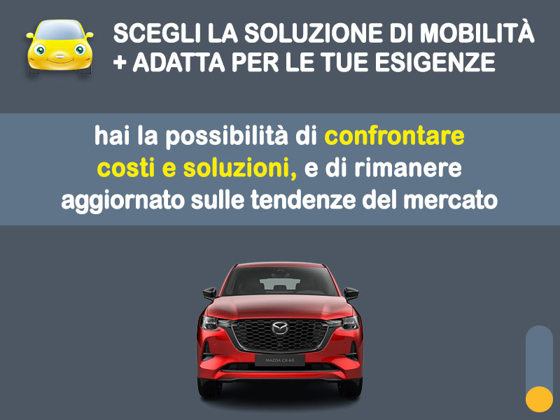 Offerta SUV e CrossOver Come noleggiare una MAZDA CX-60 2025 HOMURA PLUG-IN HYBRID e quanto costa? Scopriamo la soluzione più aggiornata Plug-in Hybrid  foto 2