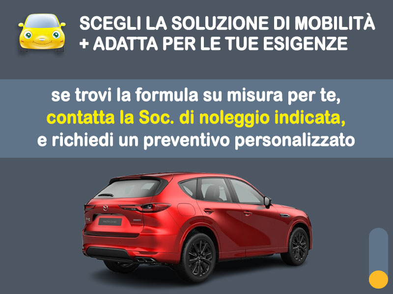 Offerta SUV e CrossOver Come noleggiare una MAZDA CX-60 2025 HOMURA PLUG-IN HYBRID e quanto costa? Scopriamo la soluzione più aggiornata Plug-in Hybrid  foto 3