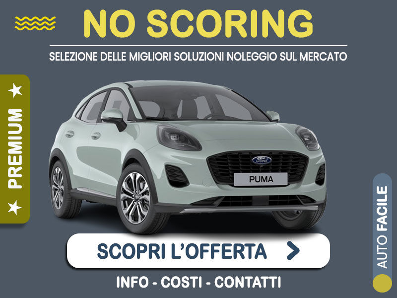 Offerta SUV e CrossOver FORD PUMA EcoBoost Hybrid ST-Line: noleggio no scoring Premium - l'offerta del broker MT Motors Ibrida - benzina (MHEV)  foto 0