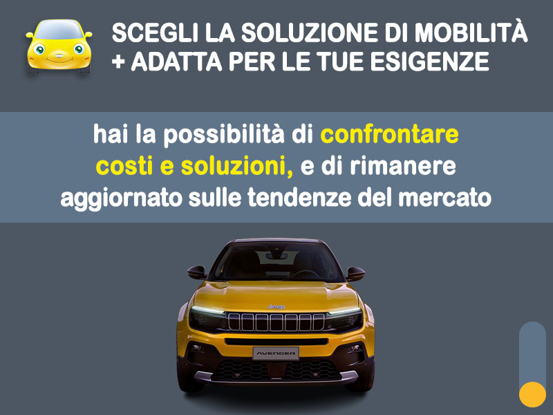 Offerta SUV e CrossOver JEEP AVENGER elettrica Altitude: noleggio no scoring Premium - l'offerta del broker MT Motors Elettrica  foto 2