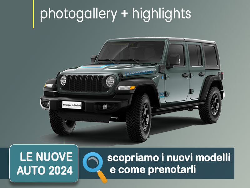 Offerta SUV e CrossOver JEEP WRANGLER 4xe 2024: come noleggiarla? Le nostre indicazioni per le migliori soluzioni sul mercato, con highlights e photogallery del nuovo modello Plug-in Hybrid  foto 0