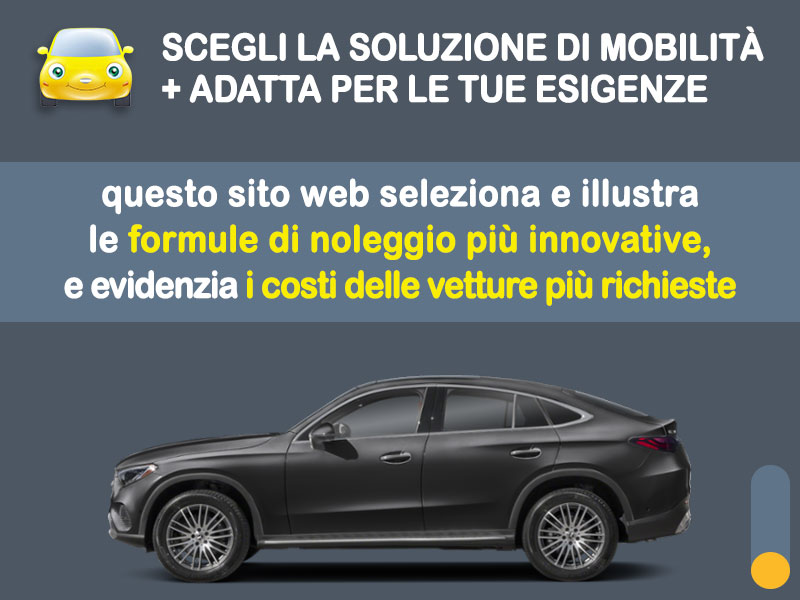 Offerta SUV e CrossOver MERCEDES-BENZ GLC Coupé 200 4Matic AMG Line: noleggio no scoring Premium - l'offerta del broker MT Motors Ibrida - benzina (MHEV)  foto 1