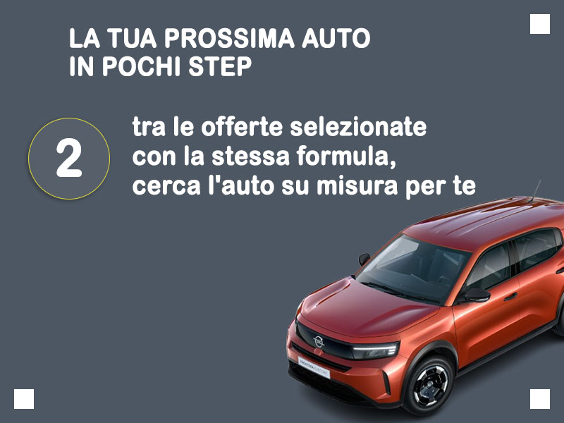 Offerta SUV e CrossOver Noleggio auto elettrica: OPEL FRONTERA Full Electric = l'offerta del broker Medicredit Rent con la formula speciale e-MOVE di Leasys, per una mobilità elettrica più semplice Elettrica  foto 2