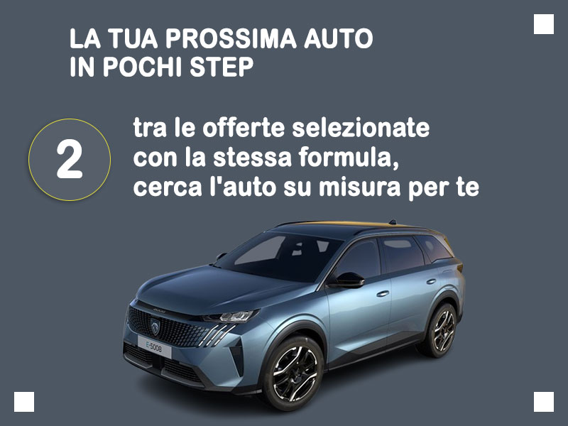 Offerta SUV e CrossOver Noleggio auto elettrica: PEUGEOT e-5008 = l'offerta del broker Medicredit Rent con la formula speciale e-MOVE di Leasys, per una mobilità elettrica più semplice Elettrica  foto 2
