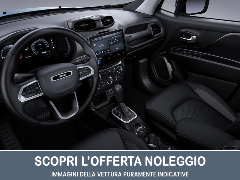 Offerta SUV e CrossOver Noleggio JEEP RENEGADE E-HYBRID 1.5 Turbo T4 con la formula “NOLEGGIO CHIARO” di Leasys, con diritto di prelazione sull'acquisto - offerta promossa da Medicredit Rent Ibrida - benzina (MHEV)  foto 11