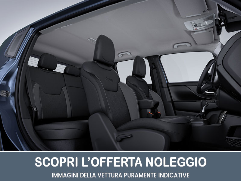 Offerta SUV e CrossOver Noleggio JEEP RENEGADE E-HYBRID 1.5 Turbo T4 con la formula “NOLEGGIO CHIARO” di Leasys, con diritto di prelazione sull'acquisto - offerta promossa da Medicredit Rent Ibrida - benzina (MHEV)  foto 12