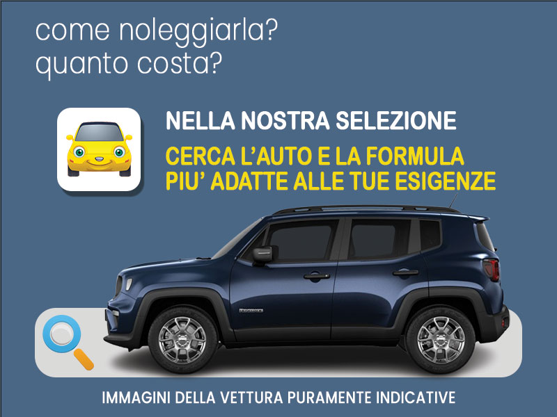 Offerta SUV e CrossOver Noleggio JEEP RENEGADE E-HYBRID 1.5 Turbo T4 con la formula “NOLEGGIO CHIARO” di Leasys, con diritto di prelazione sull'acquisto - offerta promossa da Medicredit Rent Ibrida - benzina (MHEV)  foto 1
