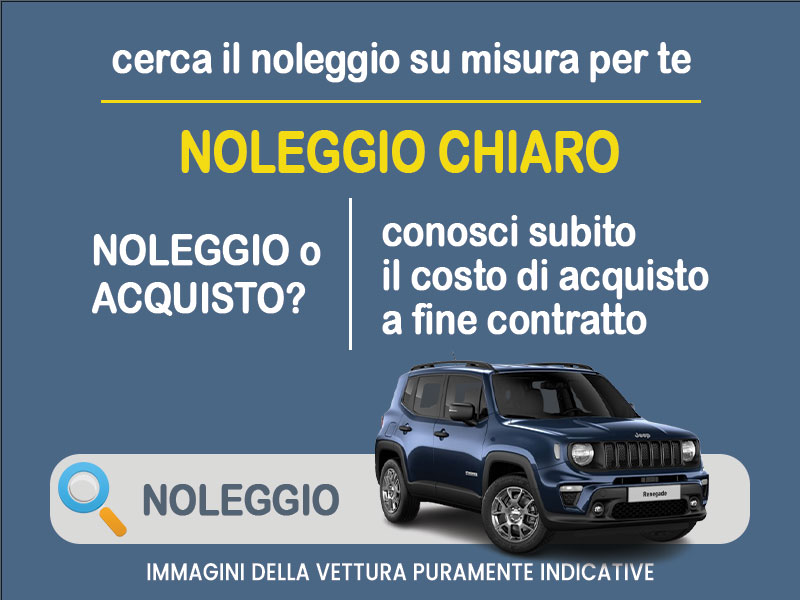 Offerta SUV e CrossOver Noleggio JEEP RENEGADE E-HYBRID 1.5 Turbo T4 con la formula “NOLEGGIO CHIARO” di Leasys, con diritto di prelazione sull'acquisto - offerta promossa da Medicredit Rent Ibrida - benzina (MHEV)  foto 2