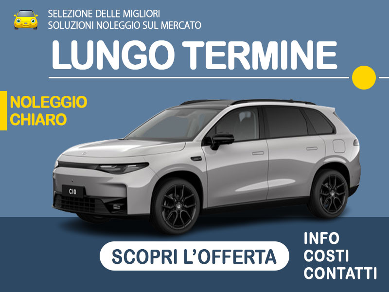 Offerta SUV e CrossOver Noleggio LEAPMOTOR C10 BEV con la formula “NOLEGGIO CHIARO” di Leasys, con diritto di prelazione sull'acquisto - offerta promossa da Medicredit Rent Elettrica  foto 0