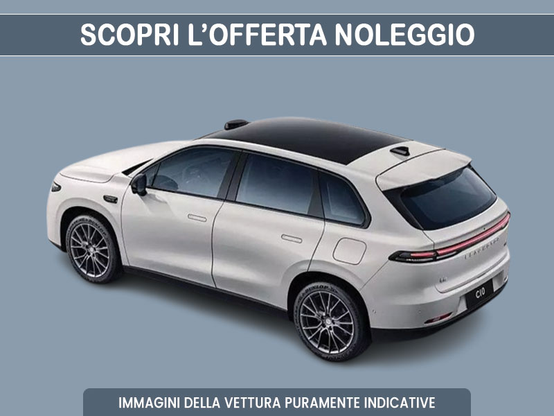 Offerta SUV e CrossOver Noleggio LEAPMOTOR C10 BEV con la formula “NOLEGGIO CHIARO” di Leasys, con diritto di prelazione sull'acquisto - offerta promossa da Medicredit Rent Elettrica  foto 6
