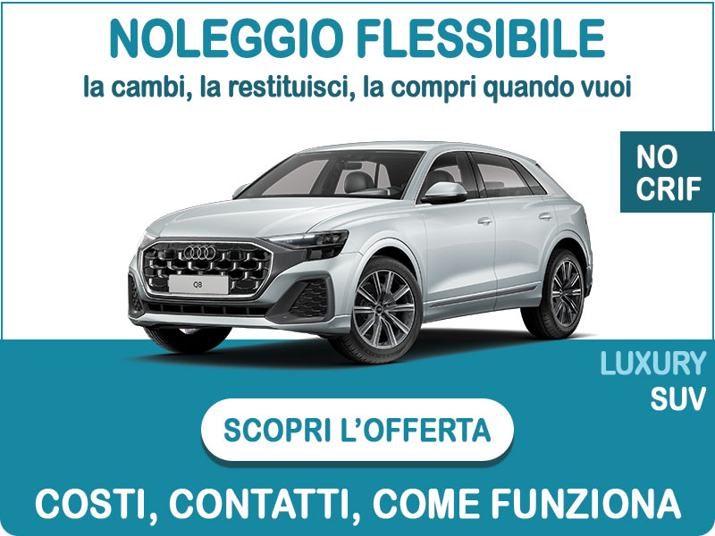 Offerta SUV e CrossOver Noleggio flessibile AUDI Q8 50 TDI 286CV tiptronic Sport: l'offerta di Medicredit Rent disponibile anche per segnalati in Crif e soc. neocostituite Ibrida - diesel (MHEV)  foto 0