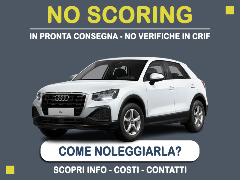 Offerta SUV e CrossOver Noleggio no scoring con auto in pronta consegna: l'offerta del broker MT Motors per il noleggio di una AUDI Q2, o altra auto di categoria JDAR - Compatta di fascia Intermedia Elite con cambio automatico secondo disponibilità  foto 0