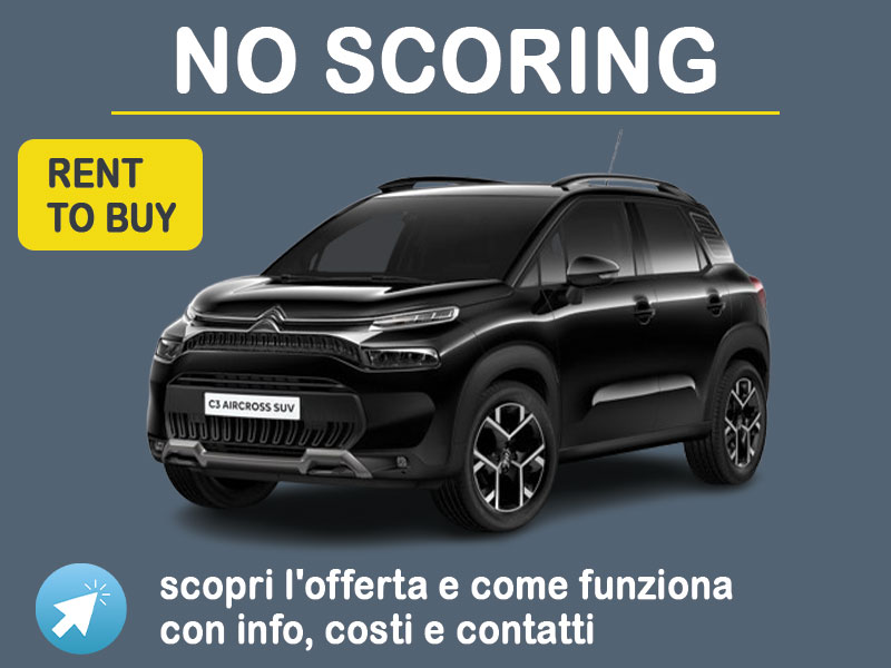 Offerta SUV e CrossOver Noleggio no scoring CITROËN C3 Aircross PureTech MAX: scopriamo l’offerta RENT TO BUY promossa da MT Motors Benzina  foto 0