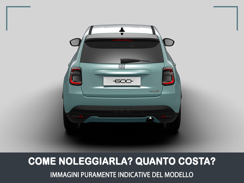 Offerta SUV e CrossOver Noleggio auto no scoring: FIAT 600 hybrid - l'offerta del broker MT Motors Ibrida - benzina (MHEV)  foto 6