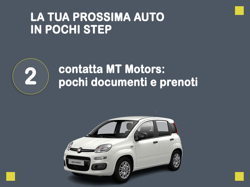 Offerta City car Noleggio no scoring con auto in pronta consegna: l'offerta del broker MT Motors per il noleggio di una FIAT PANDA, o altra auto di categoria MDMH - mini 4/5 porte ibrida con cambio manuale Ibrida - benzina (MHEV)  foto 2