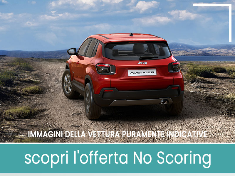 Offerta SUV e CrossOver Noleggio no scoring JEEP AVENGER BENZINA 