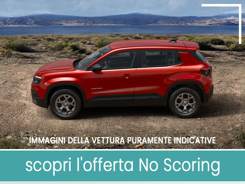 Offerta SUV e CrossOver Noleggio no scoring JEEP AVENGER BENZINA 