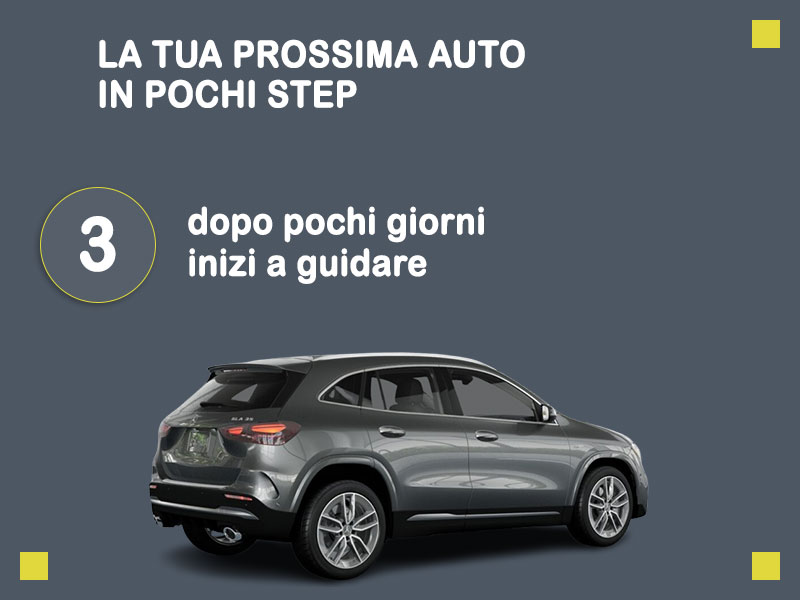 Offerta SUV e CrossOver Noleggio no scoring con auto in pronta consegna: l'offerta del broker MT Motors per il noleggio di una MERCEDES GLA, o altra auto di categoria JGAR - SUV /Crossover Premium di fascia Intermedia con cambio automatico secondo disponibilità  foto 3