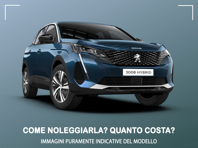 Offerta SUV e CrossOver Noleggio auto no scoring: PEUGEOT 3008 Hybrid 225 e-EAT8 GT - l'offerta del broker MT Motors Plug-in Hybrid  foto 1