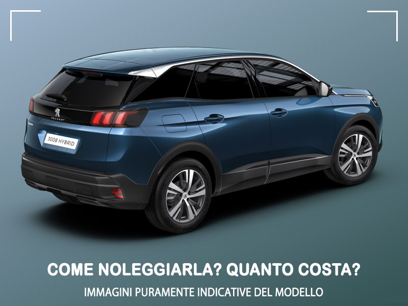 Offerta SUV e CrossOver Noleggio auto no scoring: PEUGEOT 3008 Hybrid 225 e-EAT8 GT - l'offerta del broker MT Motors Plug-in Hybrid  foto 2