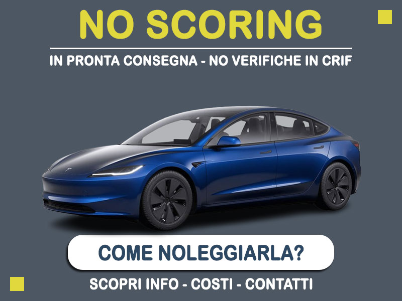 Offerta Berlina Noleggio no scoring con auto in pronta consegna: l'offerta del broker MT Motors per il noleggio di una TESLA MODEL 3, o altra auto di categoria UDAE - Premium Elite electric Elettrica  foto 0