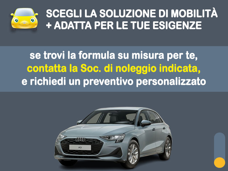 Offerta auto di vari segmenti Noleggio AUDI Pay-per-use: scopriamo come funziona la formula a consumo AUDI URBAN VALUE   foto 3