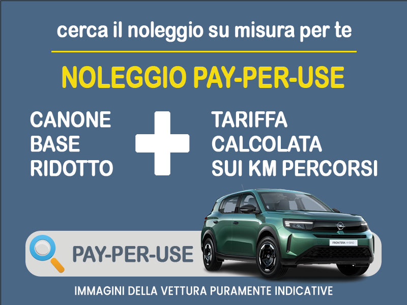 Offerta SUV e CrossOver Noleggio pay-per-use OPEL FRONTERA Hybrid 100CV EDTC con la formula “MILES” di Leasys - offerta promossa da Medicredit Rent Ibrida - benzina (MHEV)  foto 2