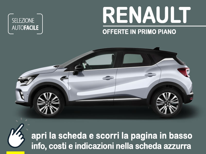 Offerta SUV e CrossOver Noleggio RENAULT CAPTUR 1.0 TCe 74kW GPL Equilibre: scopri l’offerta di Arval GPL  foto 0