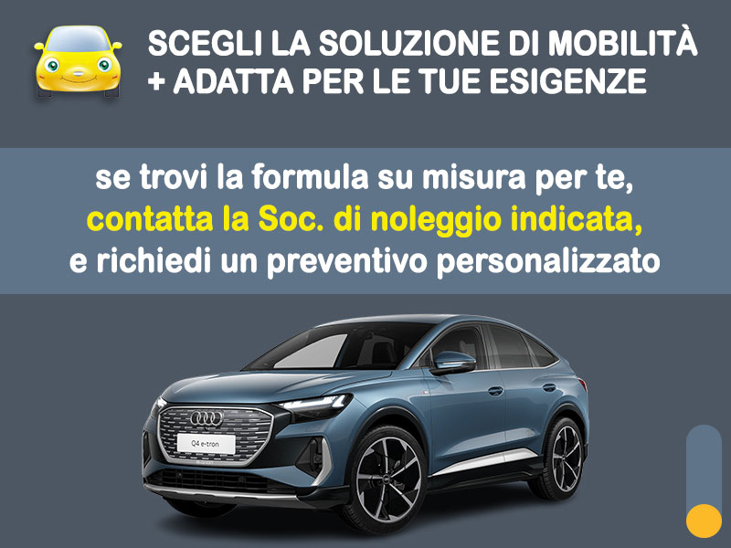 Offerta SUV e CrossOver Noleggio usato: AUDI Q4 Sportback e-tron = l'offerta promozionale del broker Medicredit Rent con canone scontato Elettrica  foto 3