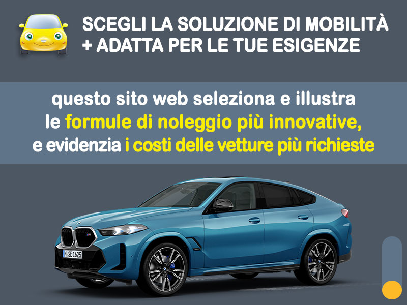 Offerta SUV e CrossOver Noleggio usato: BMW X6 xDrive 30d M Sport = l'offerta promozionale del broker Medicredit Rent con canone scontato Ibrida - diesel (MHEV)  foto 1