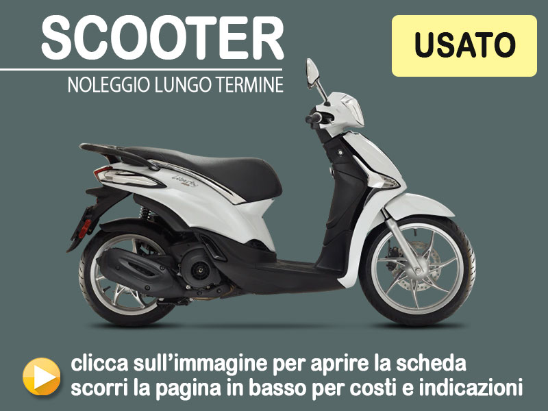 Offerta Scooter PIAGGIO LIBERTY 125 usato: l'offerta noleggio