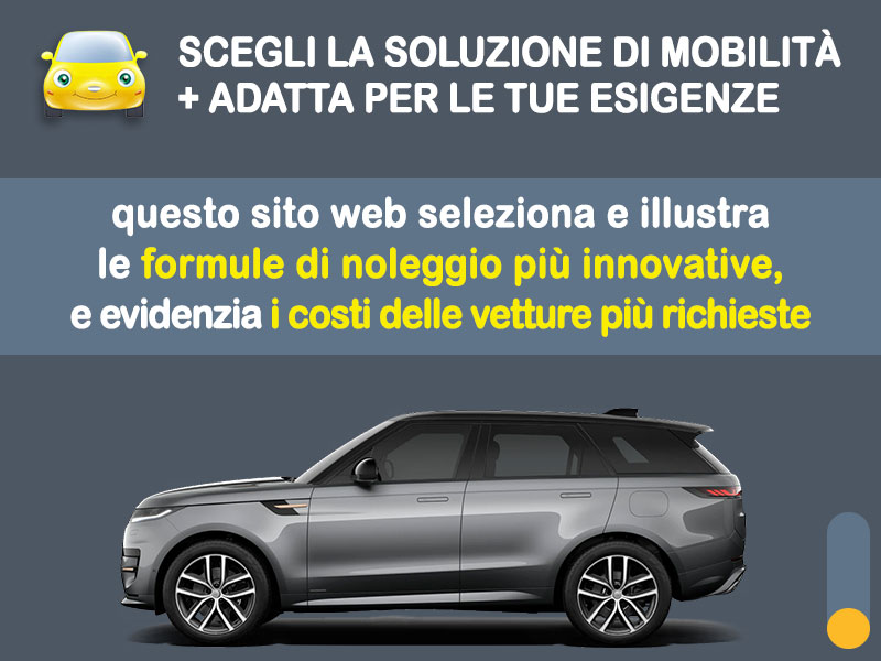 Offerta SUV e CrossOver LAND ROVER RANGE ROVER Sport P550e Plug-in hybrid: noleggio no scoring Premium - l'offerta del broker MT Motors Plug-in Hybrid  foto 1