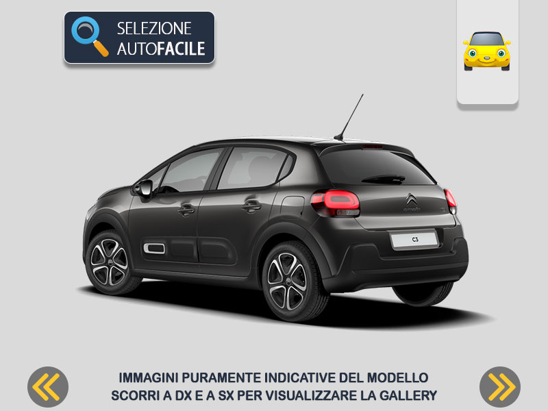Offerta Berlina Rent to buy CITROËN C3 1.2 PureTech 83 S&S Feel: noleggio auto no scoring con possibilità di riscatto - offerta di MT Motors Benzina  foto 1