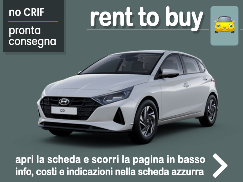 Offerta Berlina Rent to buy HYUNDAI i20 1.2 MPI GPL ConnectLine: noleggio auto no scoring con possibilità di riscatto - offerta di MT Motors GPL  foto 0