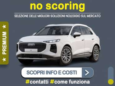 Offerta SUV e CrossOver AUDI Q3 35 TFSI S tronic S line: noleggio no scoring Premium - l'offerta del broker MT Motors Benzina