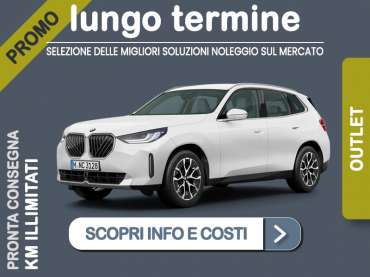 Offerta SUV e CrossOver Noleggio BMW X3 xDrive 20d = l'offerta Outlet del broker Medicredit Rent con km illimitati, canone ridotto e auto in pronta consegna | Settembre - ottobre 2025 Ibrida - diesel (MHEV)