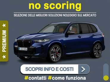 Offerta SUV e CrossOver BMW X5 M60i xDrive: noleggio no scoring Premium - l'offerta del broker MT Motors Benzina