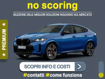 Offerta SUV e CrossOver BMW X6 xDrive40d M Sport: noleggio no scoring Premium - l'offerta del broker MT Motors Ibrida - diesel (MHEV)