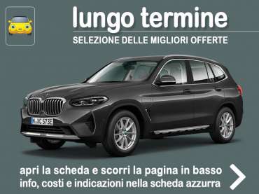 Offerta SUV e CrossOver Come noleggiare una BMW X3 Plug-in Hybrid e quanto costa = scopri come funziona la formula di noleggio a lungo termine di Alphabet Plug-in Hybrid