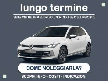 Offerta Berlina Come noleggiare una nuova VOLKSWAGEN GOLF e quanto costa? Scopriamo la soluzione NOLEGGIO VOLKSWAGEN per Privati e Professionisti Plug-in Hybrid