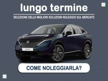 Offerta SUV e CrossOver Come noleggiare una NISSAN ARIYA e quanto costa? Scopriamo la soluzione di Nissan Lease Elettrica